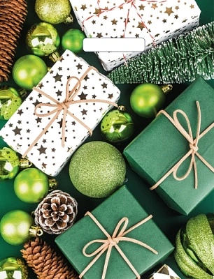 Пакет прорубная ручка 31*40 60мк НГ За подарками ВУР60887