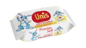 Салфетки влажные для детей "Unis"  без запаха  72 шт