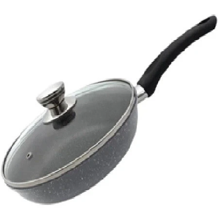 Сковорода 26см "Meteor" со стеклянной крышкой JML-126-11 