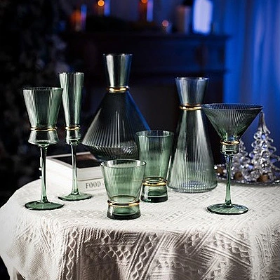 Бокал для шампанского 180мл VIVALDI в наборе 6шт, зеленый_7