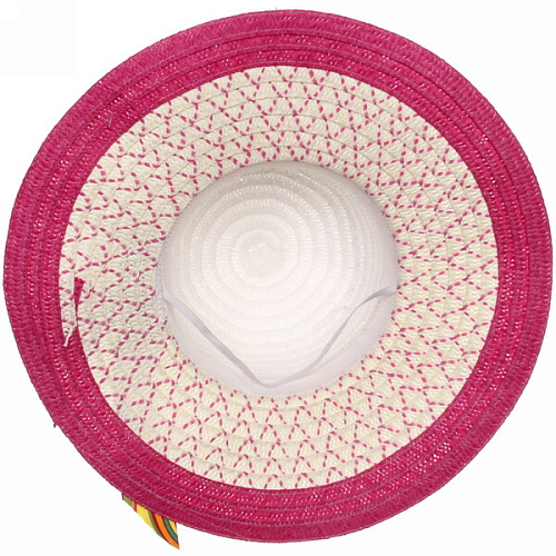 Шляпа женская с широкими полями TiraMiSu- Ассоль, микс 6 цветов, р58, ширина полей 10 см_24