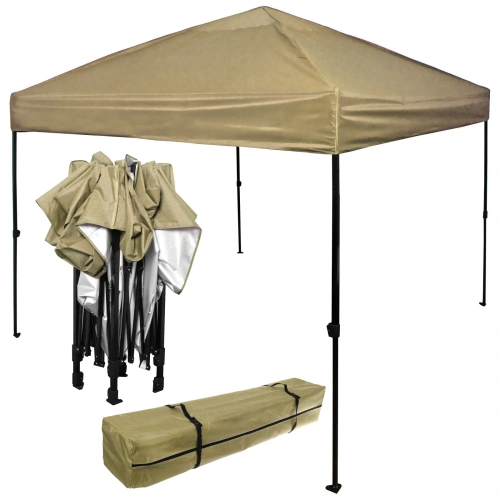 Тент-шатер "Практик" раздвижной в сумке 3*3*2,5м бежевый