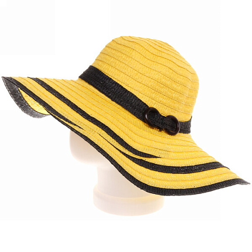 Шляпа женская с широкими полями TiraMiSu- Мирель, микс 6 цветов, р58, ширина полей 15 см_11