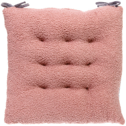 Сидушка на стул "SOFT" 40*40 см, цвет пудровый