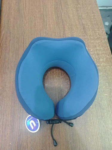 Подушка дорожная "TRIP - Dream", мемори-эффект, цвет синий