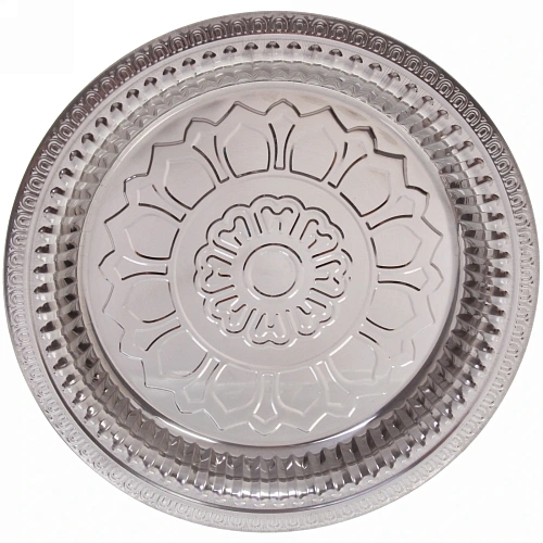 Поднос металлический Цветок 35см_5