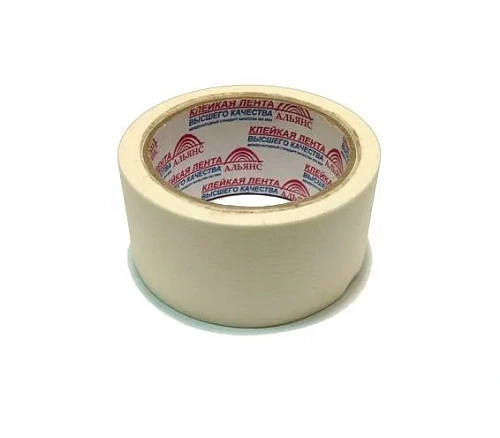 Лента малярная 50х50, d.m.25, Альянс 0155 (36шт)