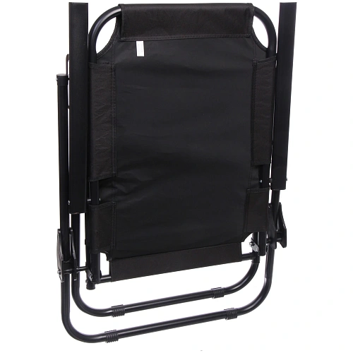 Кресло складное с подлокотниками TFS1608, 546895 см, 3 положения, чёрный_14