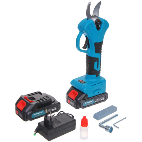 Секатор садовый аккумуляторный Mengtai (18В, 2,0Ач Li-ion аккум. 2шт, ЗУ) MGT-25