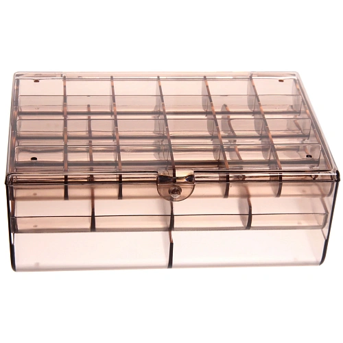 Органайзер для хранения ТАРТИ ТАН, цвет прозрачный, три отделения1318577см (упаковка коробка)_8