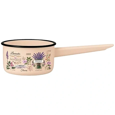 Ковш эмалированный 1л "Эдем" Appetite цилиндрический без крышки 550005151