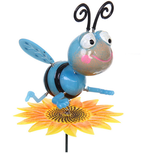 Фигура на спице Пчелка на подсолнухе 60 см (фигура 1110 см), микс_4