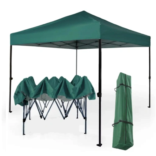 Тент-шатер "Практик" раздвижной в сумке 3*3*2,5м зеленый