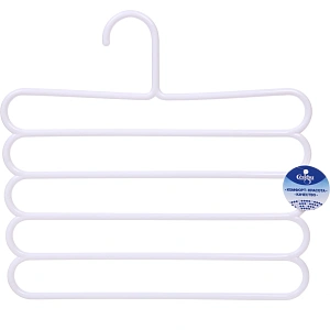 Вешалка многофунциональная "ИДЕЯДОМА", цвет белый, 5 отд, 32*33см (Лейбл Селфи)