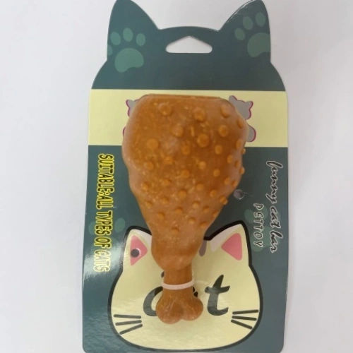 Игрушка - грызак "Счастливый БРО", куриная ножка,  10*4,5см / 76гр