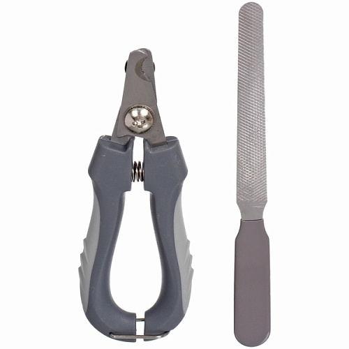 Набор для груминга Ухоженный Бро, когтерез и пилка, цвет серый (блистер U)_8