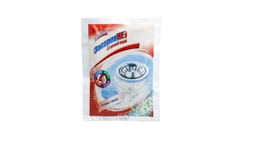 Средство от засоров с горяч водой Свежинка 70гр Засоров Нет