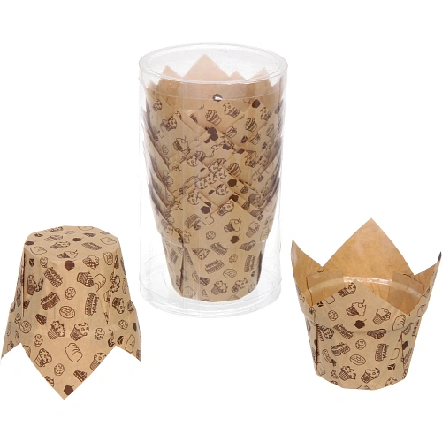 Форма для выпечки в наборе 20шт "Сupcake" 5*8см кексы