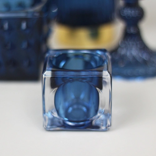 Подсвечник ICE 55 см, Синий_7