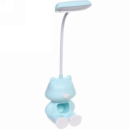 Светильник настольный "Marmalade-Кот Томас" LED 28*8,5*8см USB 2W 5V, Мятный