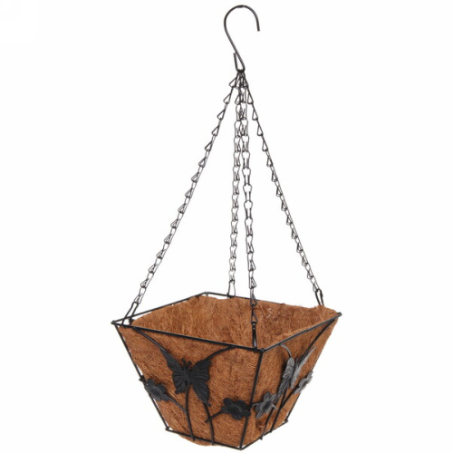 Кашпо для цветов 1,8л "Коковита" с кокосовым волокном, подвесное d=20см P131 ДоброСад