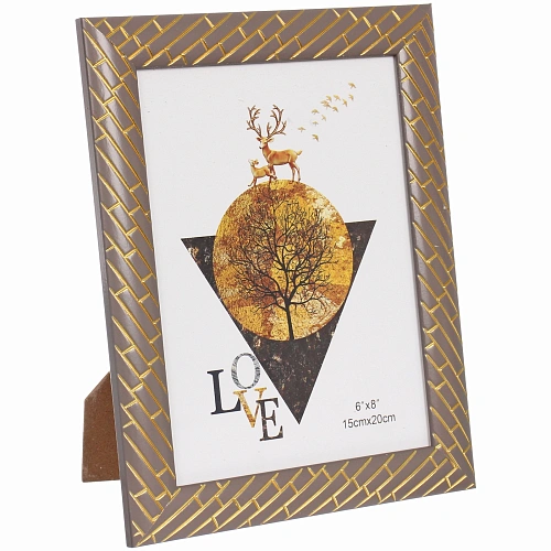 Фоторамка 1520см Флоренция коричневый, пластик_3