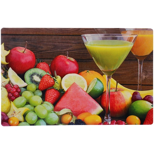 Салфетка на стол 42*27см в наборе 4шт "Фруктовый коктейль"