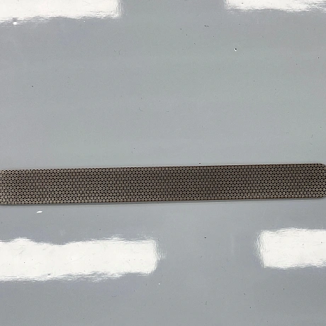 Пилка для маникюра с алмазным напылением "Ultramarine", цвет хром, 18*1,8см