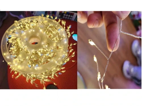 Гирлянда для дома НИТЬ "Мишура" 40 м 1000 ламп LED, зеленый провод, мерцание, IP-20, 220v, Теплый белый