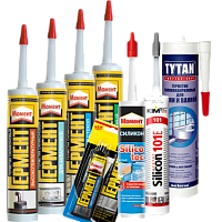 Пены, герметики, клеи, жидкие гвозди