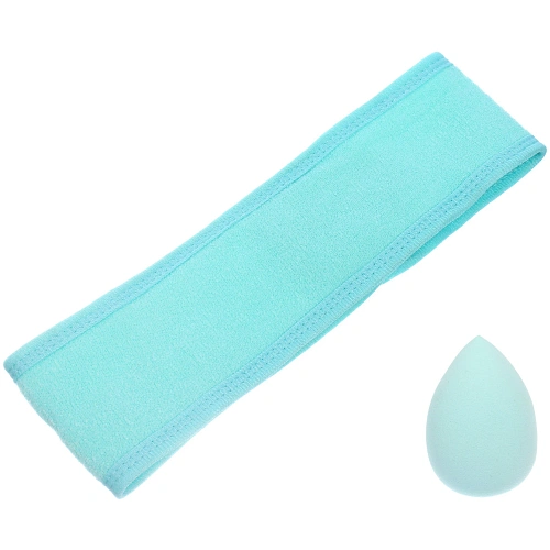 Набор косметический повязка и спонж FRIDA, цвет мятный, 17,57см_6