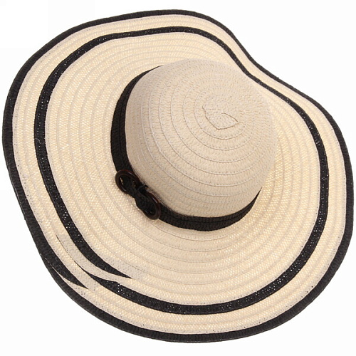 Шляпа женская с широкими полями TiraMiSu- Мирель, микс 6 цветов, р58, ширина полей 15 см_17