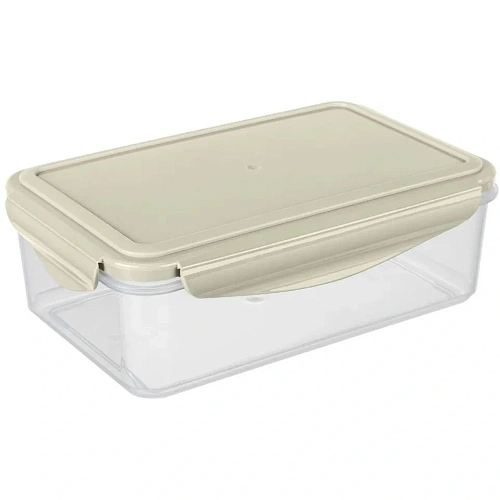 Контейнер для продуктов 1,1л "Smart lock" прямоугольный светло-серый 431129230