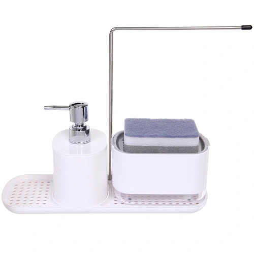 Подставка под губку с дозатором 300мл 31х10,7х16 1884