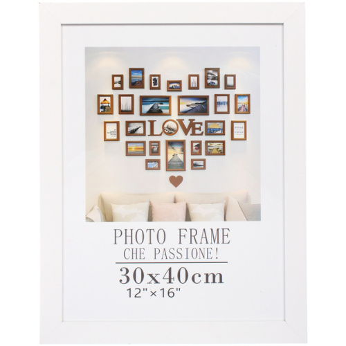 Фоторамка 40*30см "Классика" белая, пластик