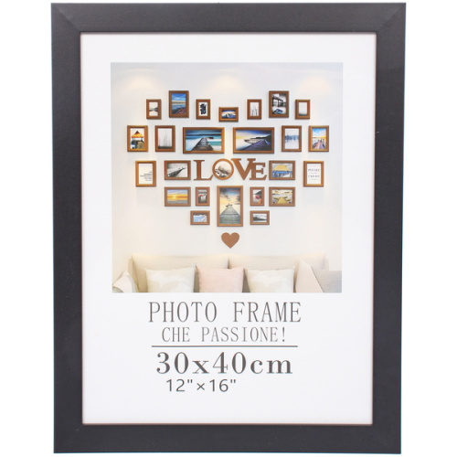 Фоторамка 40*30см "Классика" черная, пластик