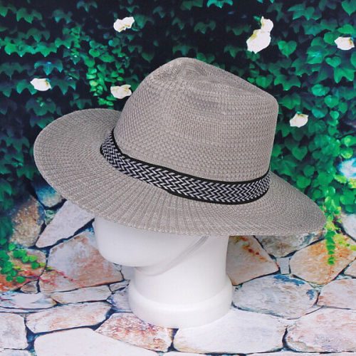 Шляпа мужская Forester, микс 4 цвета, р58, ширина полей 10см_11