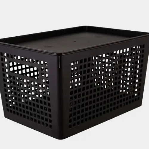 Корзина универсальная для хранения с крышкой "TRAYMIX", 27*19*15см, 6л