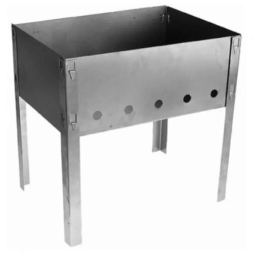 Мангал "Искорка" без шампуров (пленка),  350х240х350*0,35 мм