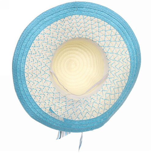 Шляпа женская с широкими полями TiraMiSu- Ассоль, микс 6 цветов, р58, ширина полей 10 см_27