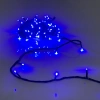 Гирлянда для улицы 20м 240 ламп LED чёрный провод, 8 реж, IP-54, Синий (возможность соединения)