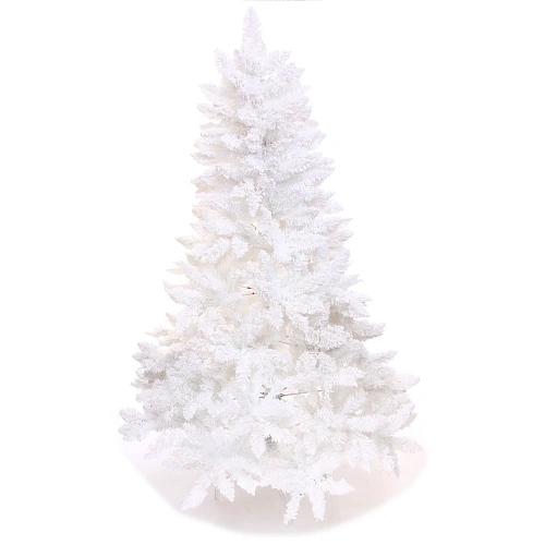 Ёлка "Звон вьюги" 150 см, ПВХ (482 веток), белый иней, Белый