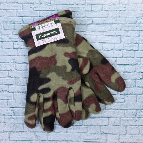 Перчатки флисовые Лес_8