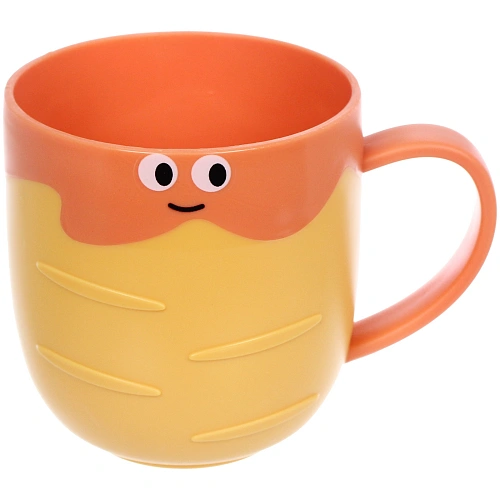 Кружка пластиковая 400мл "Сладкая морковка"