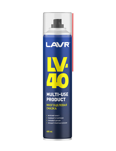 Смазка многоцелевая LAVR  LV-40, 400 мл