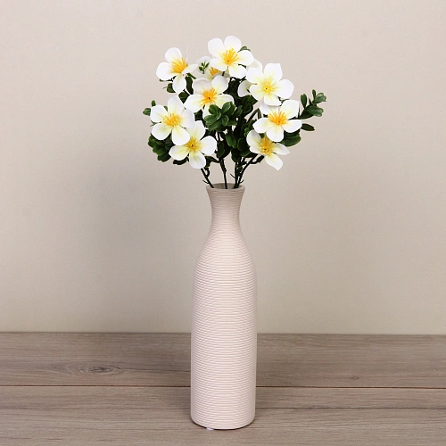 Искусственные цветы Волшебство лета 30см Лютики 10 цветков белые_5