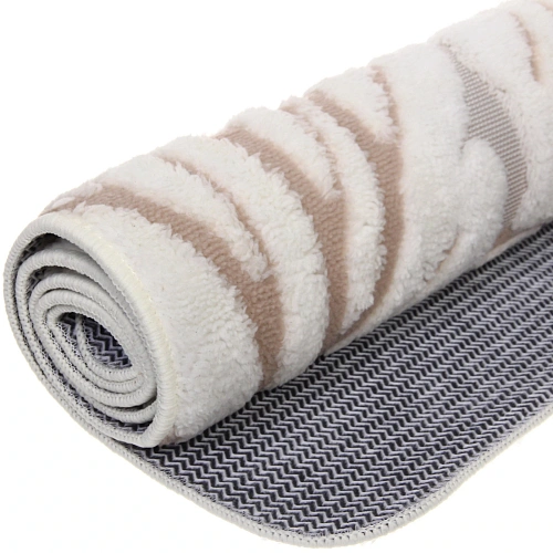 Коврик для ванной 80120 Флора молочный_4