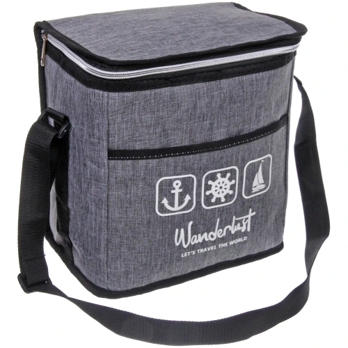 Термосумка 10 л, 24*16*24 см, M1050-1G, серый