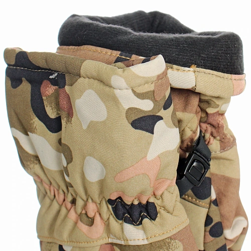 Перчатки туристические утепленные цвет мультикам L_4