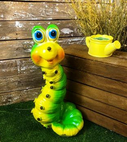 Фигура из гипса "Гусеница" 50см